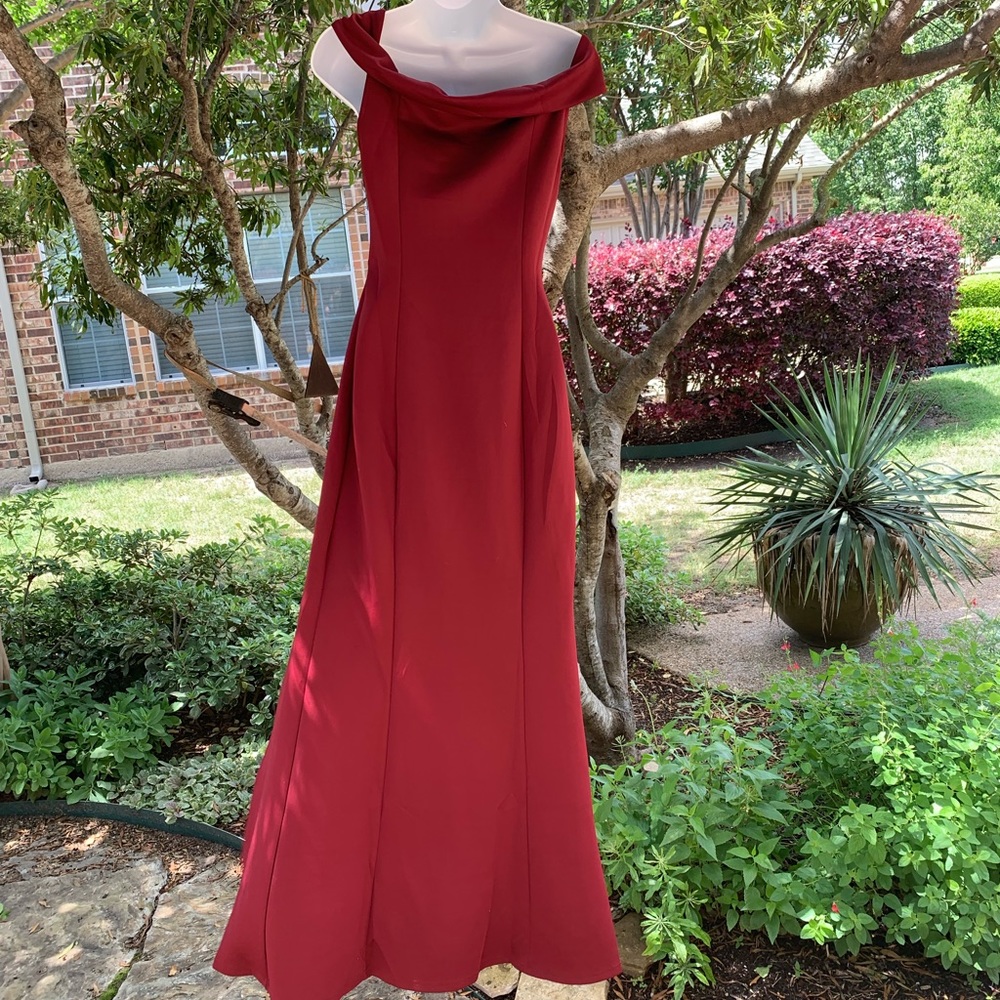 Gorgeous burgundy red formal